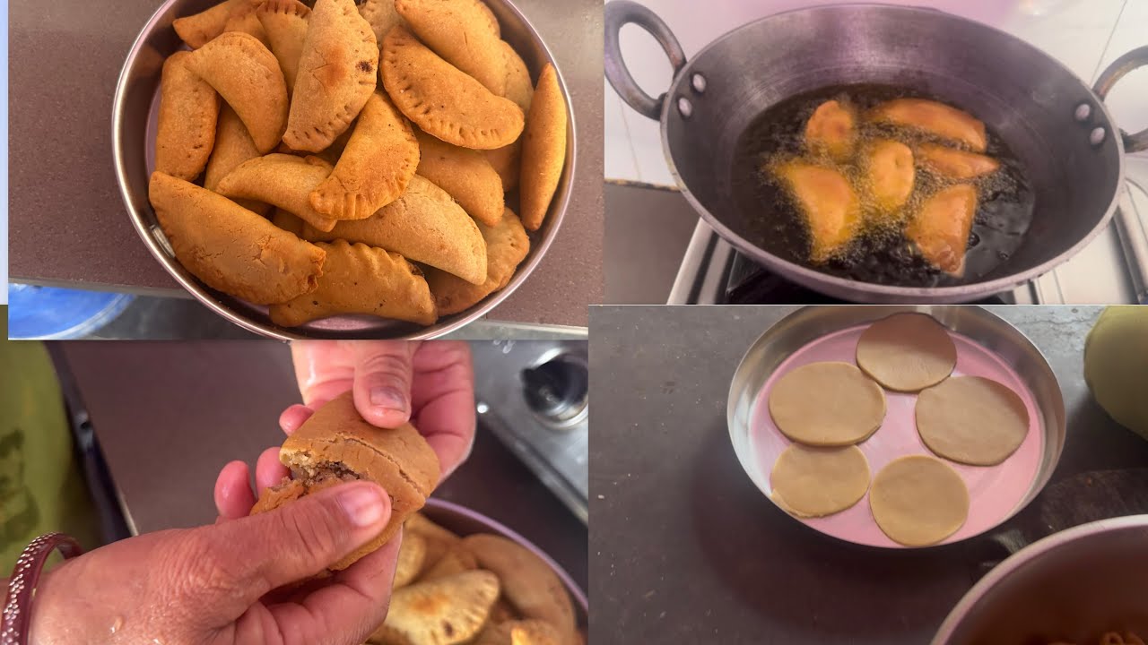Aate ki gujiya  || घर पर गुजिया कैसे बनाएं रेसिपी || sasural mai  pehli holi