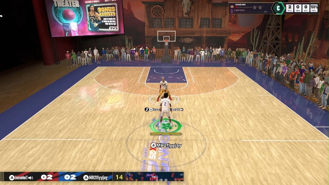 NBA 2K25 cooked bro #top 100 pg🌊🏀
