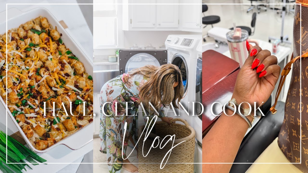 Vlog | Nail Day, Clean Home Vibes, + Cozy Casserole Recipe!