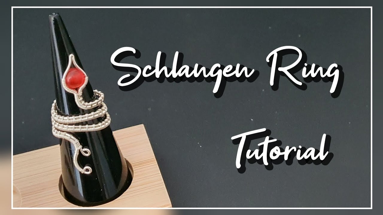 Schlangen Ring Tutorial/ Schmuck selber machen aus Draht/ Drahtschmuck für Anfänger