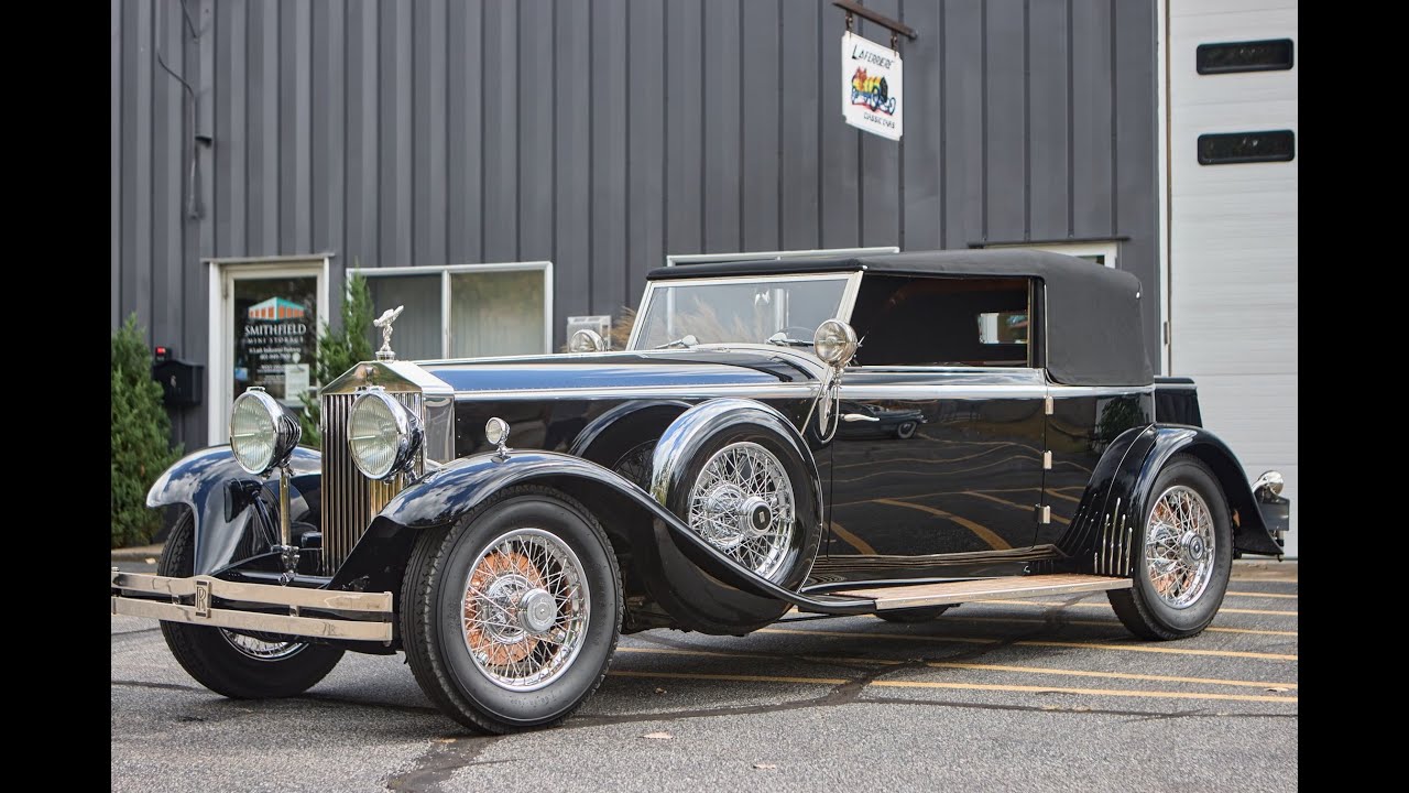 Driving Video:  1931 Rolls-Royce Phantom II Croydon Convertible Coupe by Brewster 239AJS