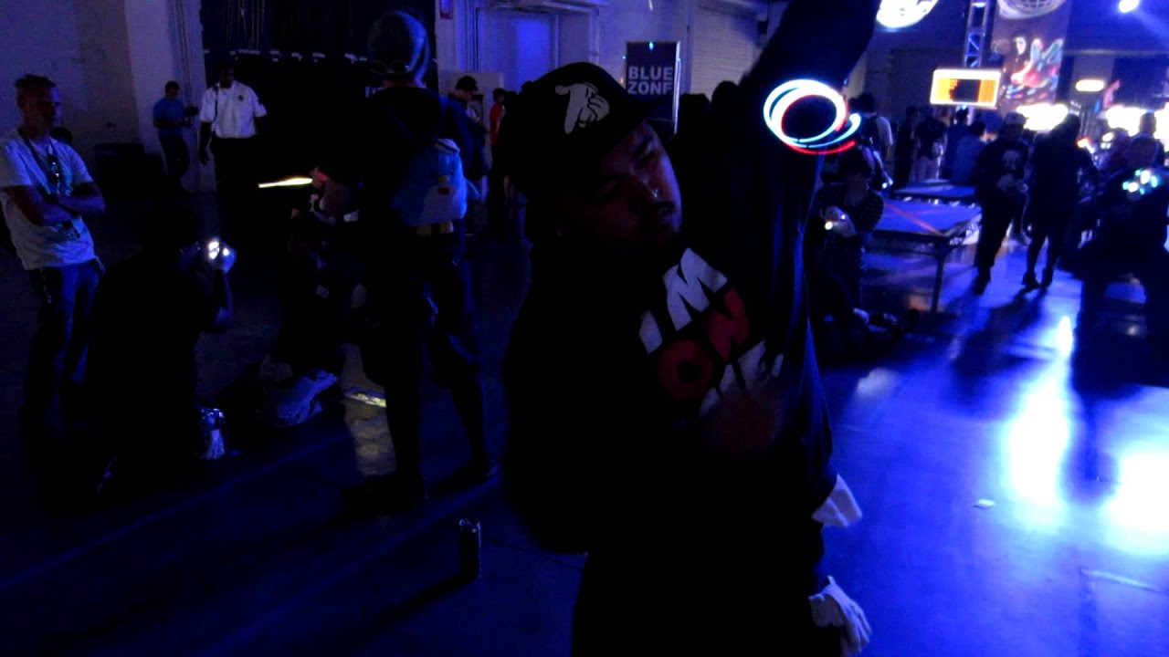 VisionQuest orbit lightshow @ IGC 2012