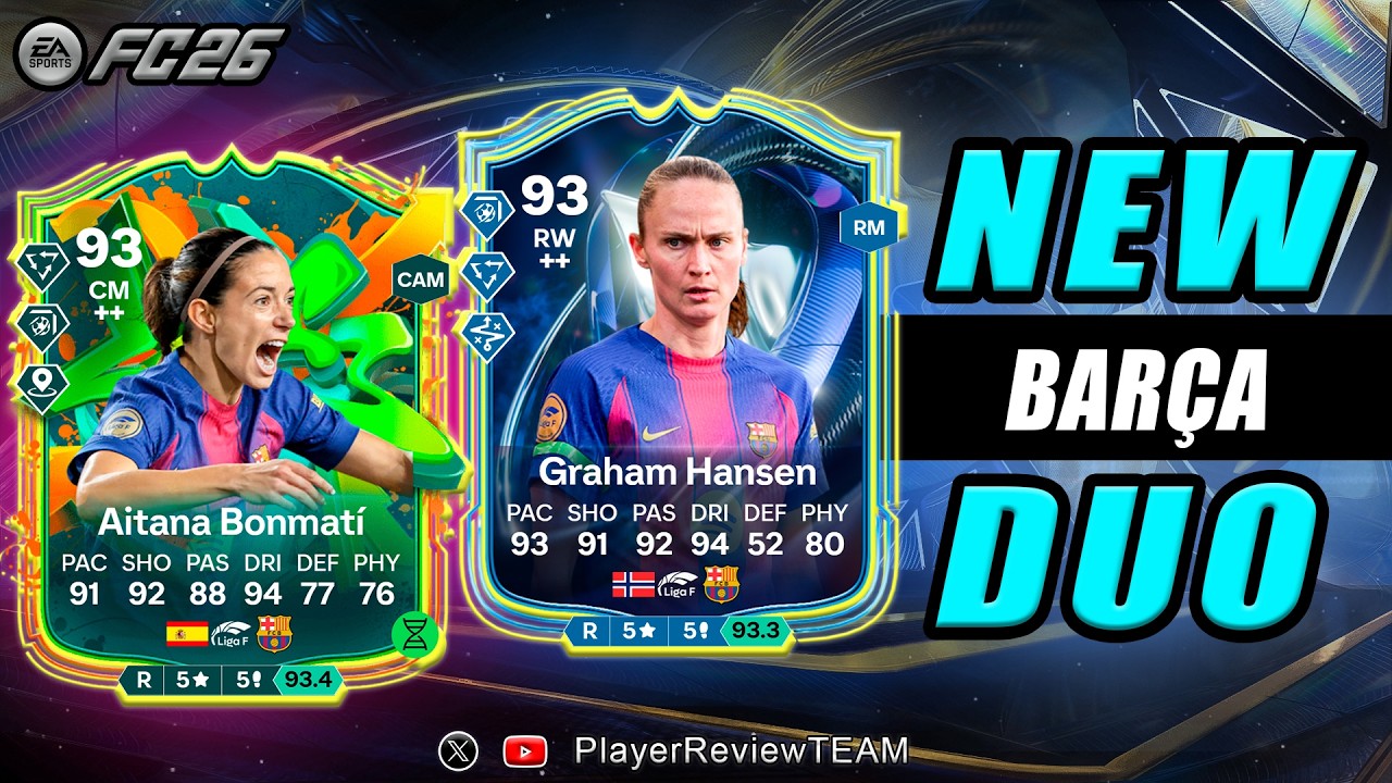 5⭐5⭐ Хансен 93 TOTS SBC + 5⭐5⭐ Айтана Бонмати 93 Total Football EVO | Обзор игрока FC 26