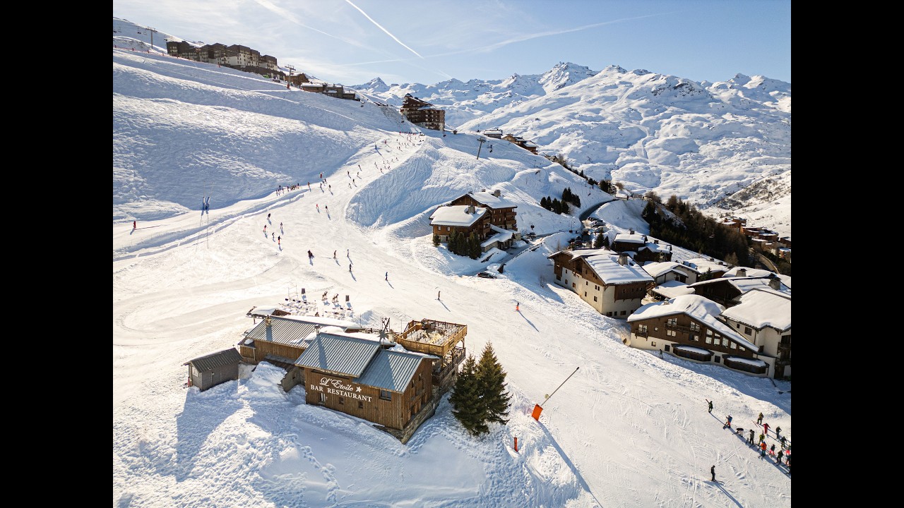 restaurant d'altitude l'étoile - station les menuires, savoie 2160p