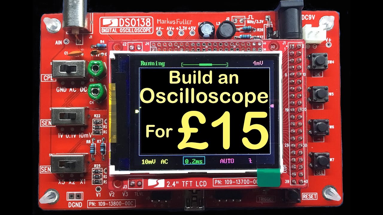 Build an Oscilloscope for &pound;15 the DSO138