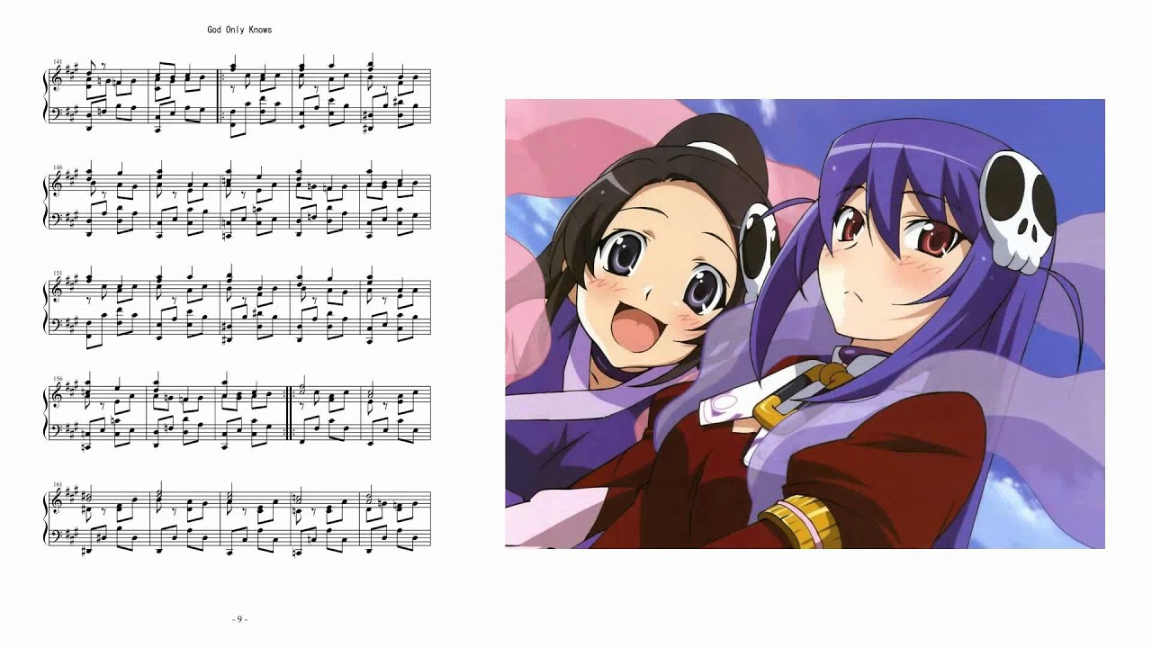 [PianoSolo] The World God Only Knows OP - God Only Knows