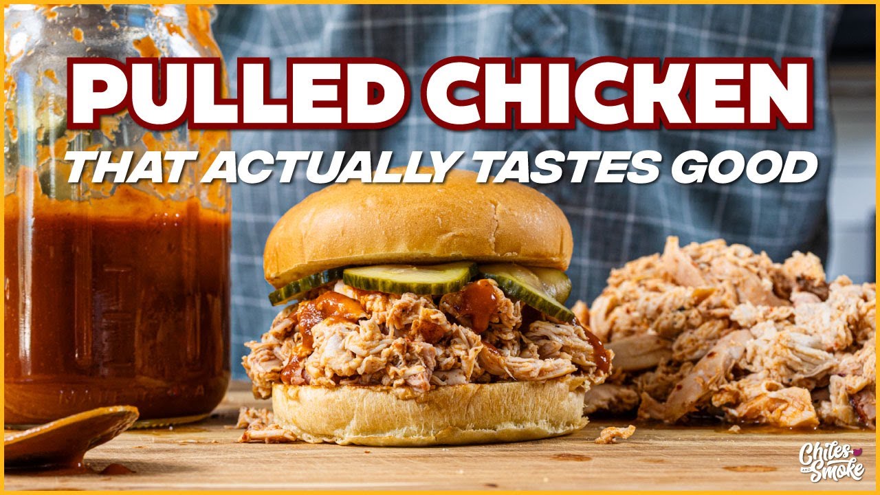 JUICY Smoked Pulled Chicken on a Pellet Grill