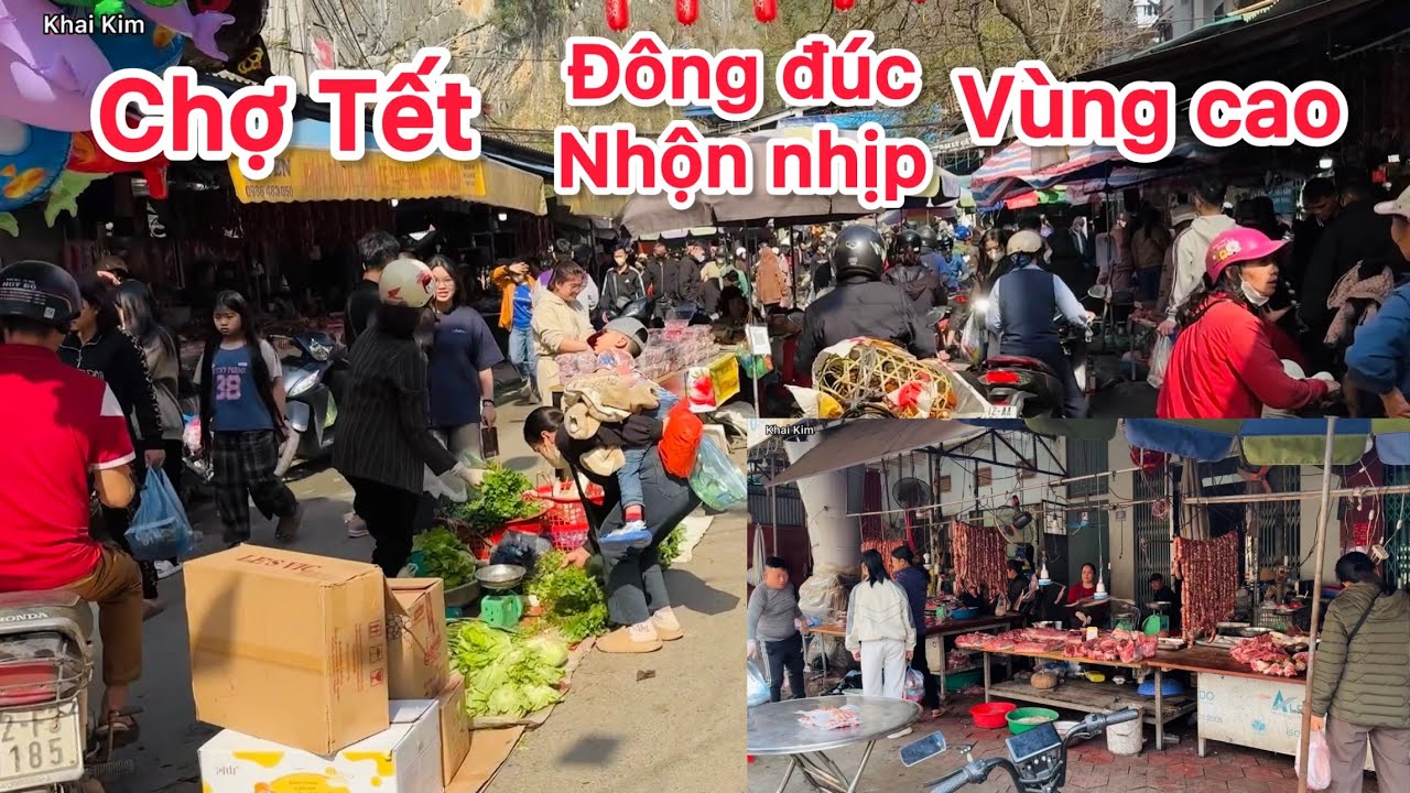 Chợ 29 là 30 Tết vùng cao Đồng Mỏ Lạng Sơn bà con đi chợ sắm tết rất đông tấp nập 2026
