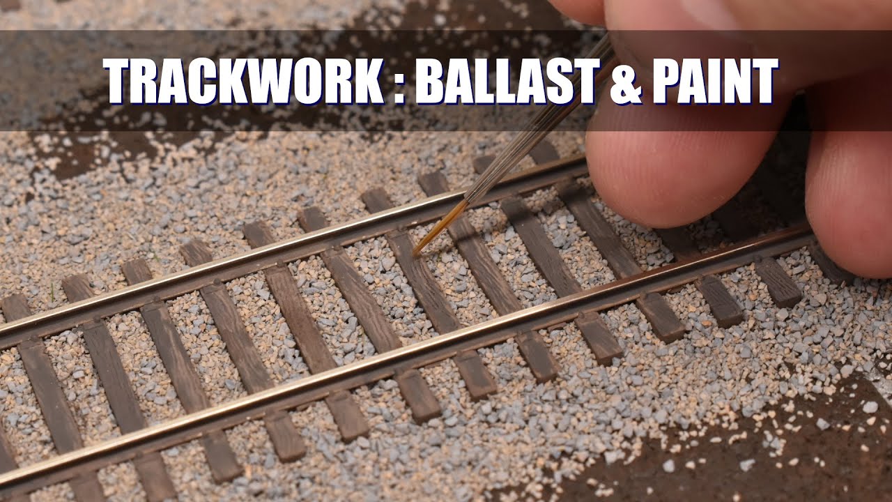 HO Scale Trackwork - Ballast and Paint
