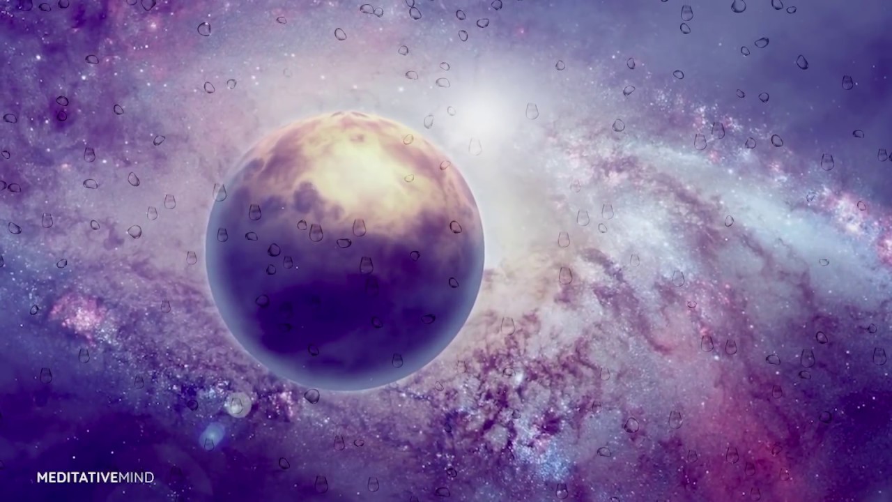 432Hz Cosmic Music for Sleep & Lucid Dreaming | RAIN in SPACE | Sleeping Music, Dreaming Music