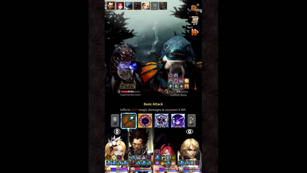 Chromatic Souls Leviathan's Dwelling Hellfire CS 250 Stage 2 Catfish Boss and Burrower