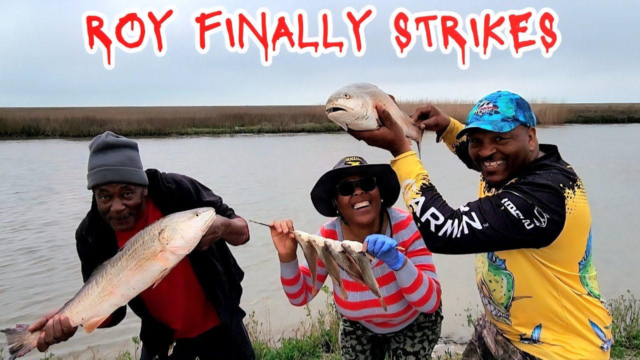 Roy finally strikes. Butta beat them again. Big red fish