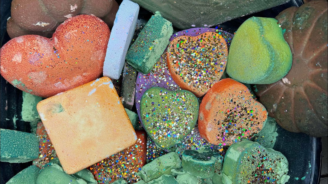 Variety bucket crush! #relax #asmr #satisfying #sleepaid #bsnchalk #oddlysatisfying