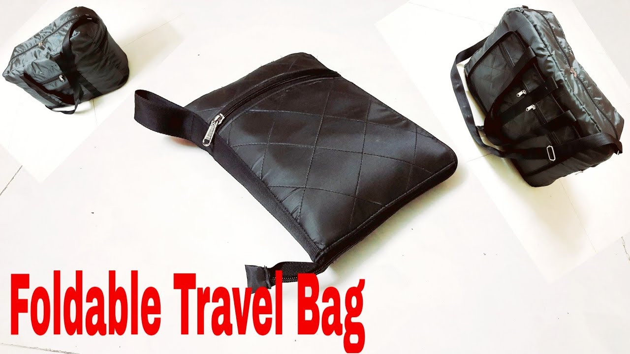 Foldable Travel Bag With Lots Of Pockets By Anamika Mishra...