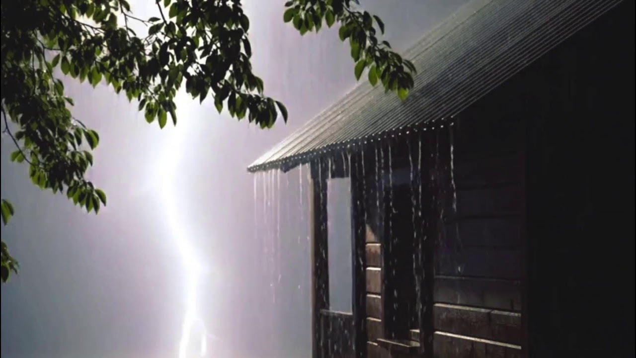 Heavy Rain White Noise with Thunder | Sleep Faster, Relax Deeper | SOUND RAIN FOR SLEEP | DEEP SLEEP