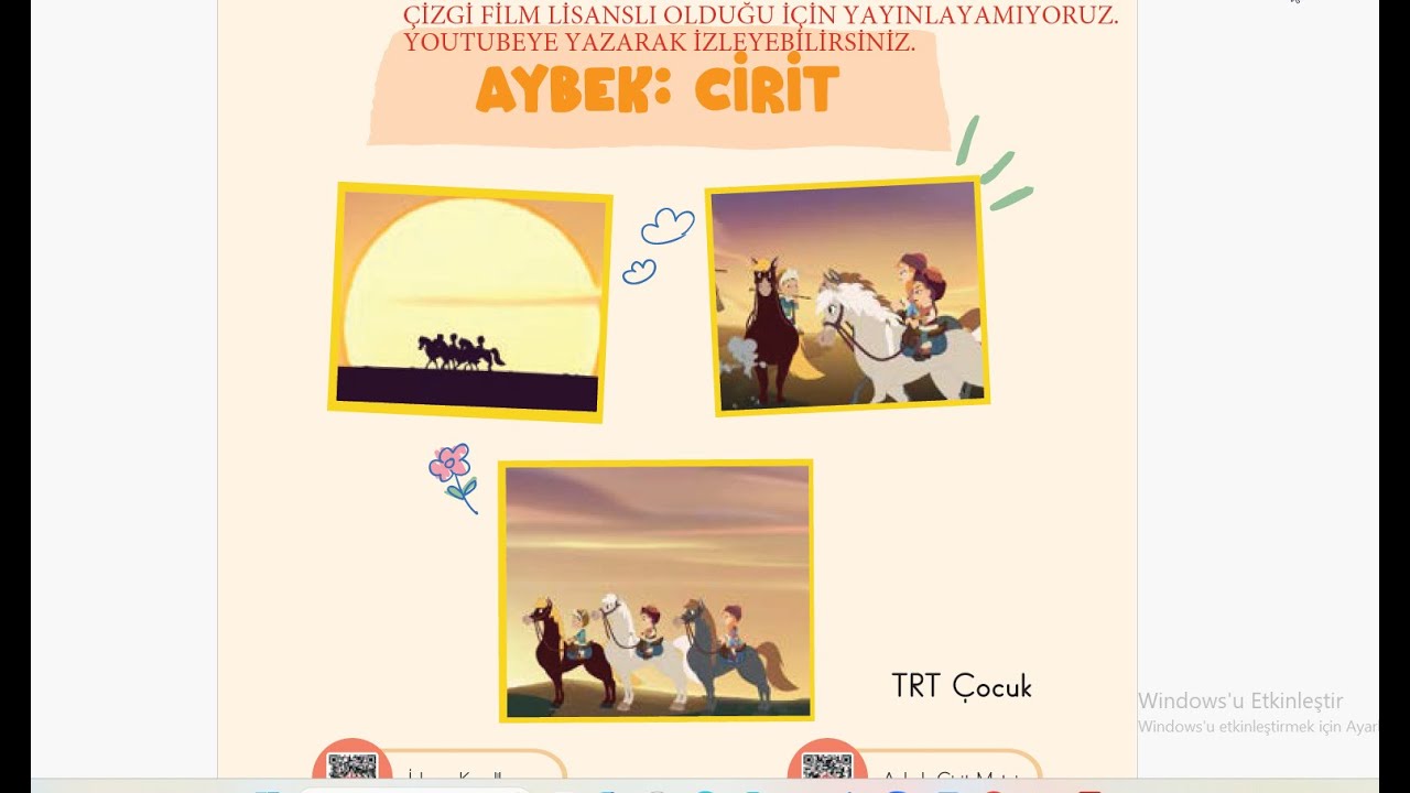 BİRNCİ SINIF TÜRKÇE 2 ''AYBEK;CİRİT'' METNİ VE CEVAPLARI. SAYFA .12-13-14-15-16-17-18-19-20-21-22
