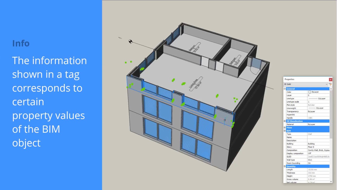 How to Add Tags - BricsCAD BIM