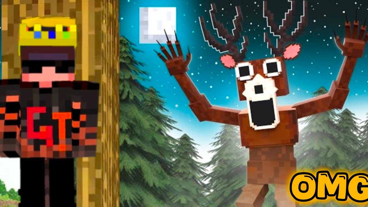 survive 99 Nights in the Forest in Minecraft!!