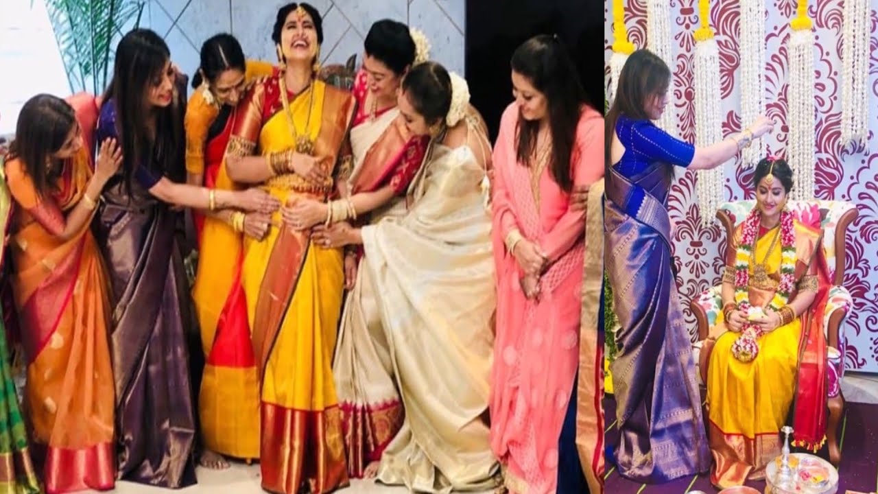Sneha Prasanna's Baby Shower Ceremony Pictures | Actress Sneha Seemantham Photos | News Mantra