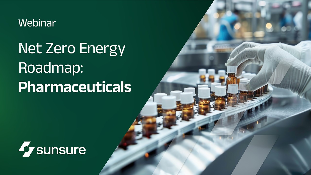 Net Zero Energy Roadmap  Pharmaceuticals | Sunsure's #webinarseries