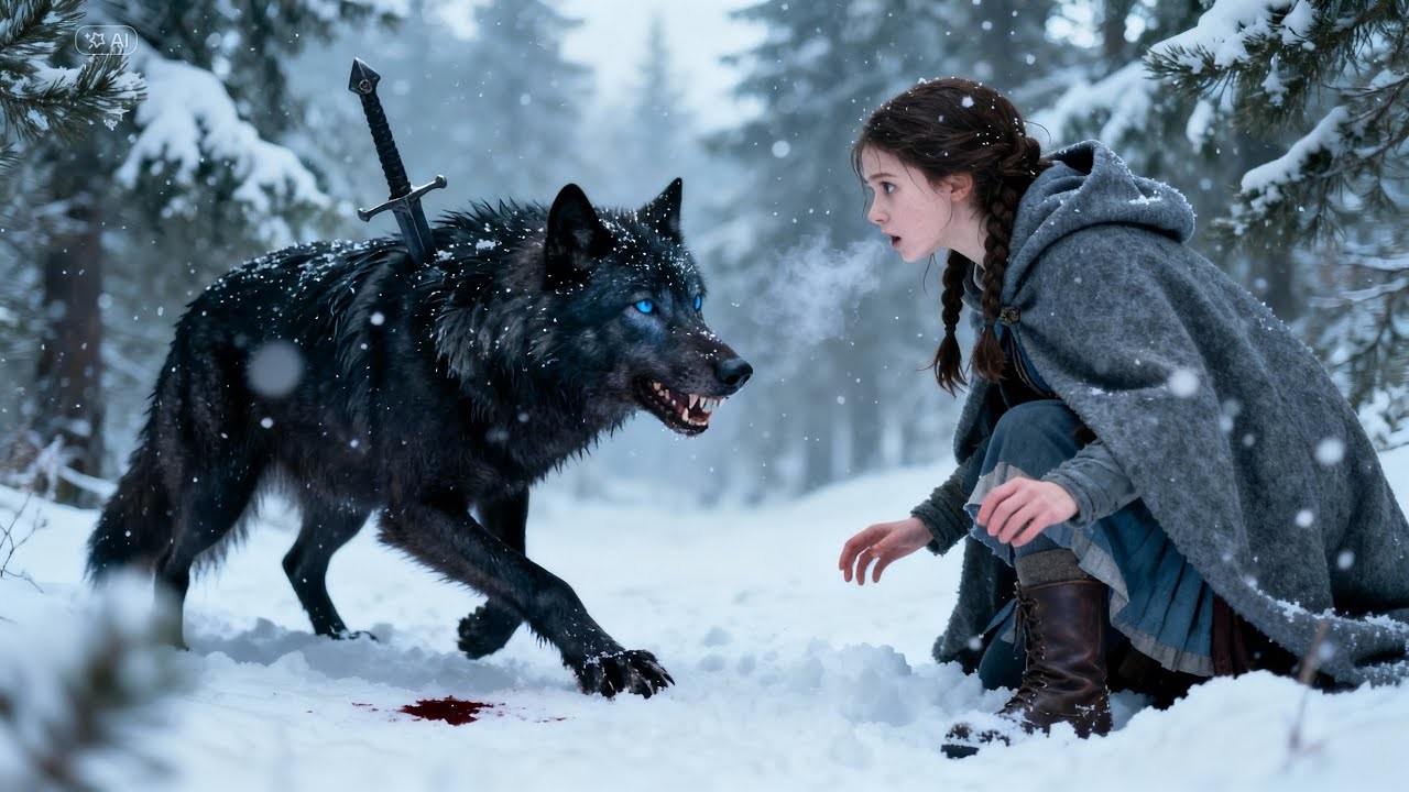She Pulled the Spear from a Dying Wolf… Not Knowing She Was Saving the Alpha King