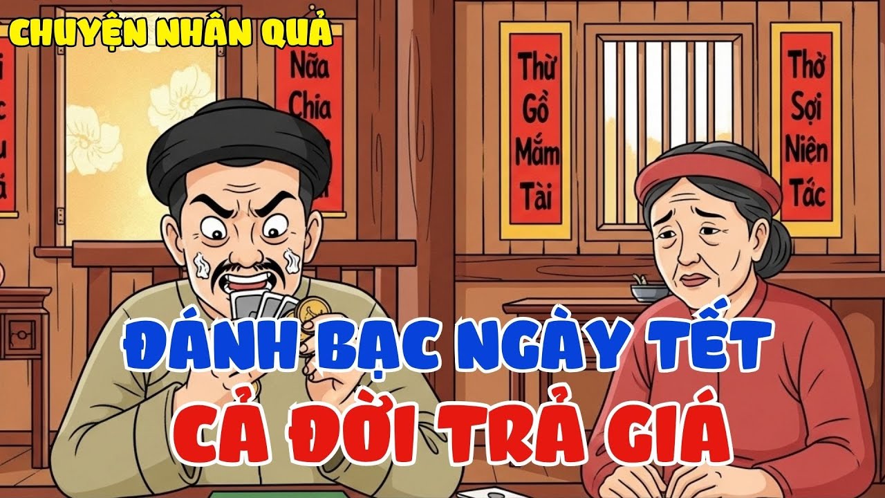Ngày Tết Mê Đánh Bạc, Gia Đình Tan Nát Suốt Một Đời – Chuyện Nhân Quả Có Thật