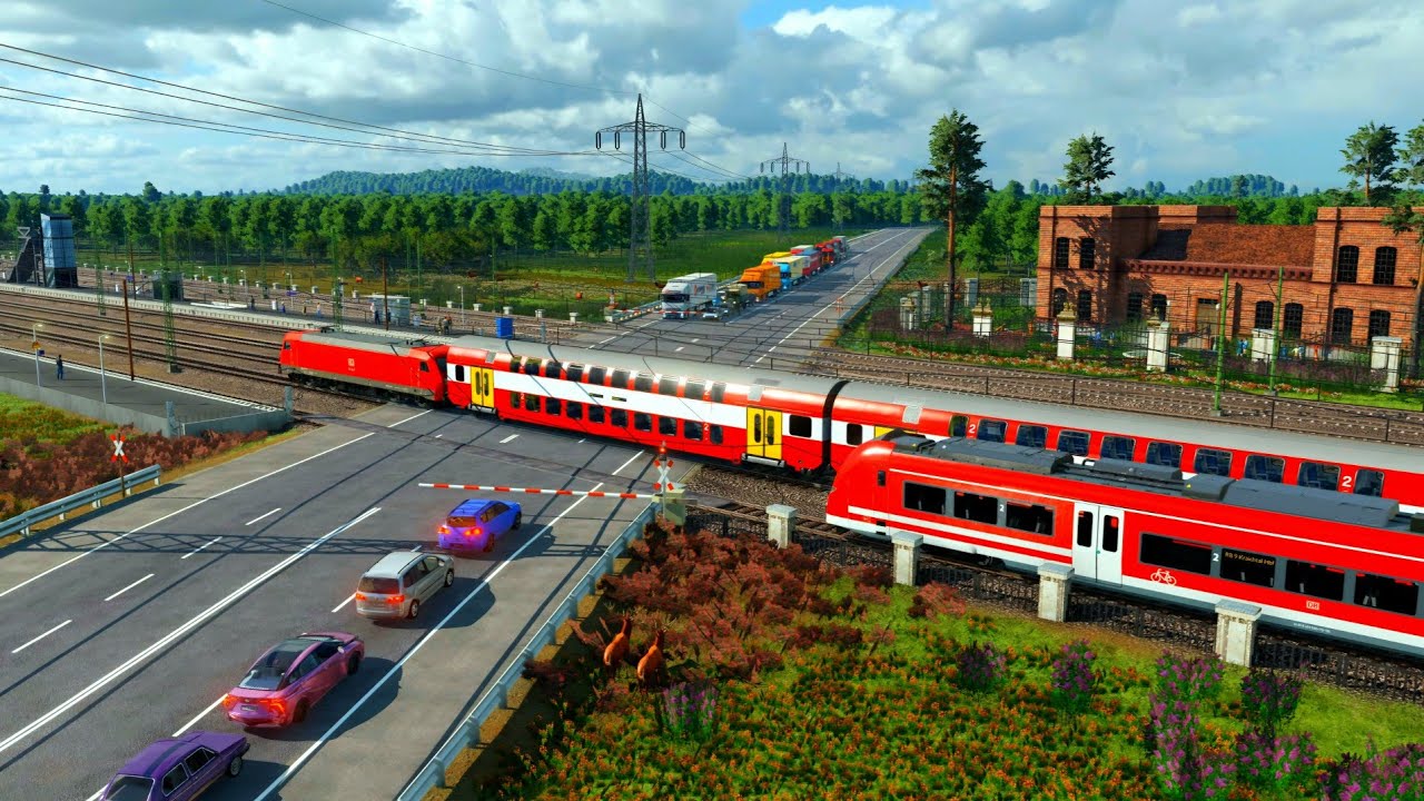 Transport Fever 2: Der Bahnübergang Teil 673
