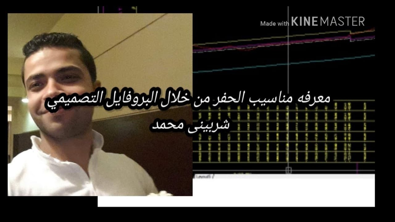 معرفه مناسيب الحفر من خلال البروفايل التصميمي