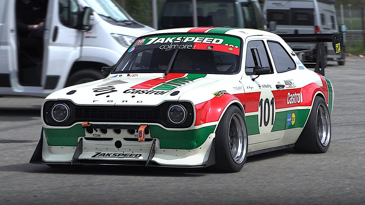 367bhp Ford Escort Zakspeed MK1 restomod with ITB's & Sequential Gearbox OnBoard racing at Monza!