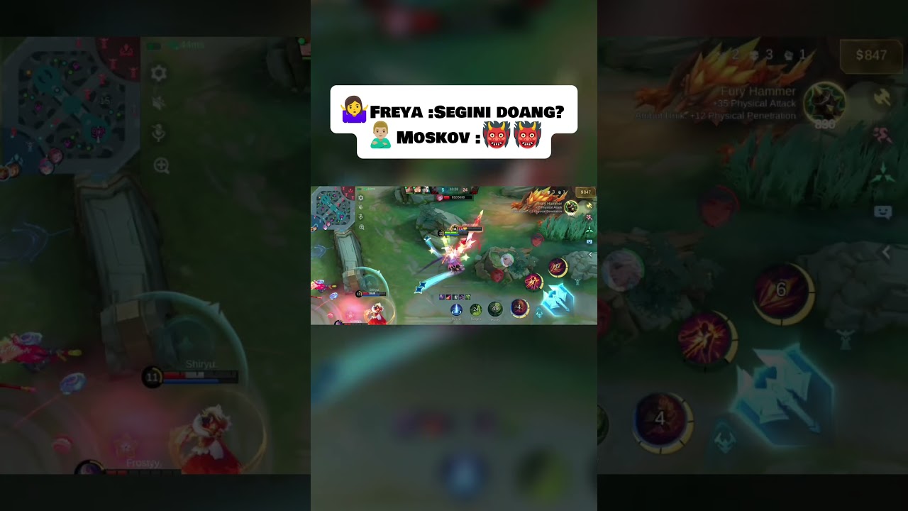 tidak semudah itu freya 👹👹 #mabar #mobilelegends #mlbb #moskov #gameplaymlbb