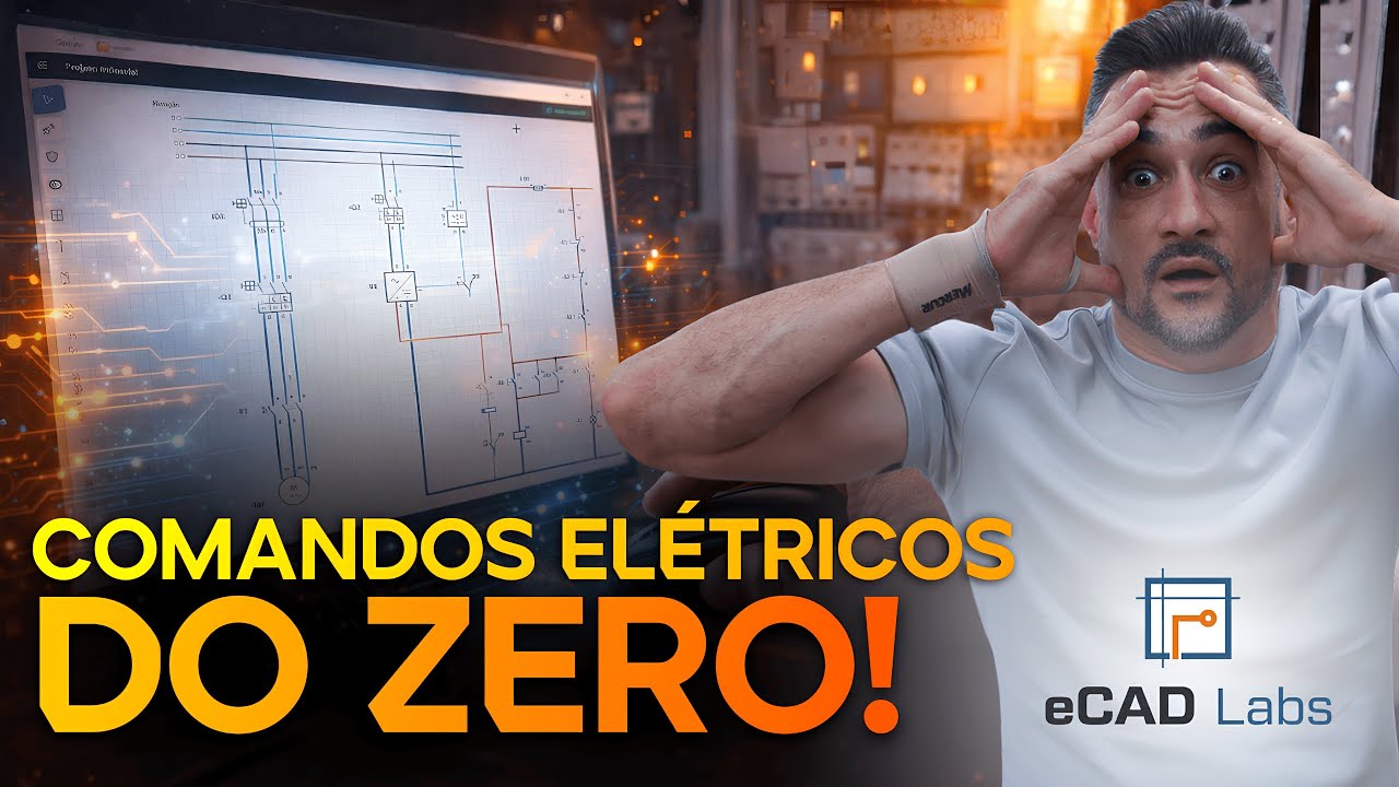 Como FAZER DIAGRAMA de COMANDOS ELÉTRICOS do ZERO no eCAD Labs