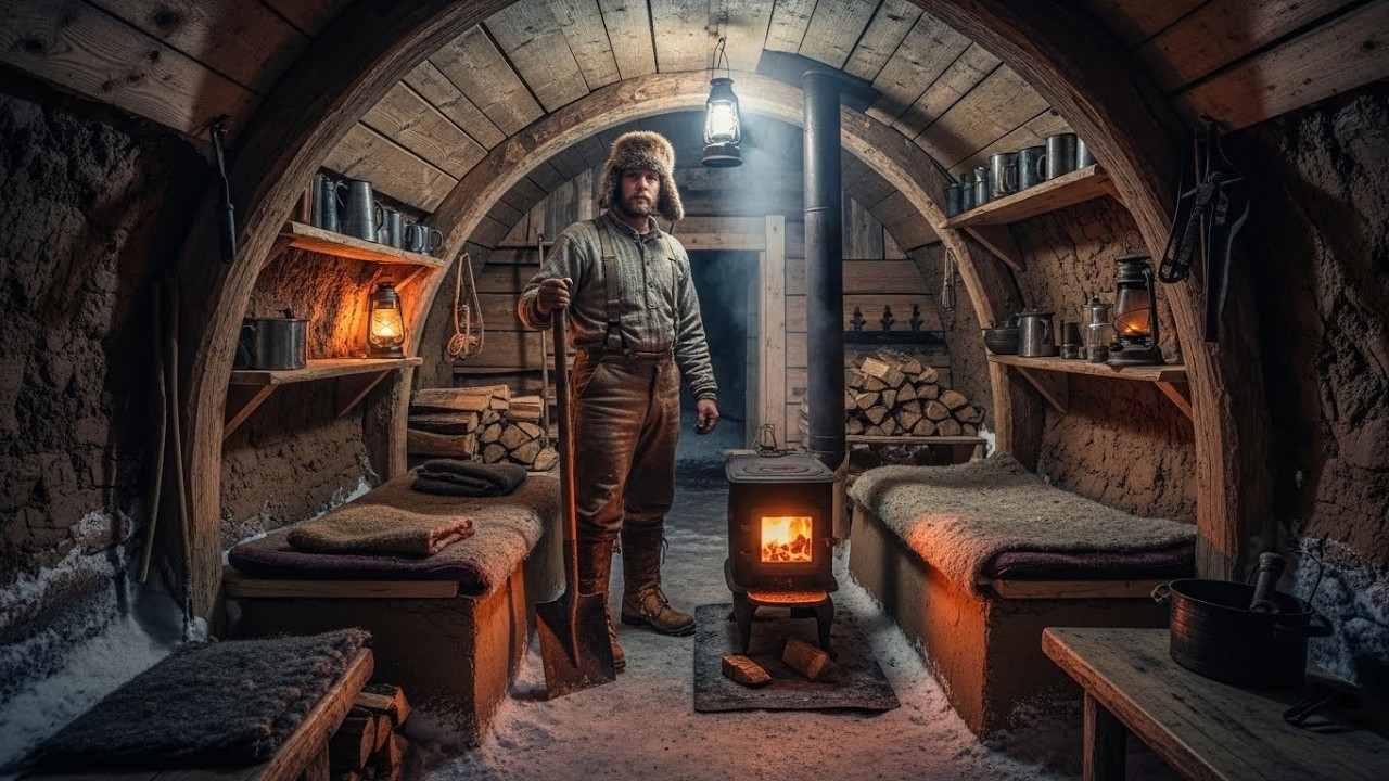 Neighbors Thought His Tunnel Home Was Insane &mdash; Then It Kept His Family Warm at &minus;35&deg;F