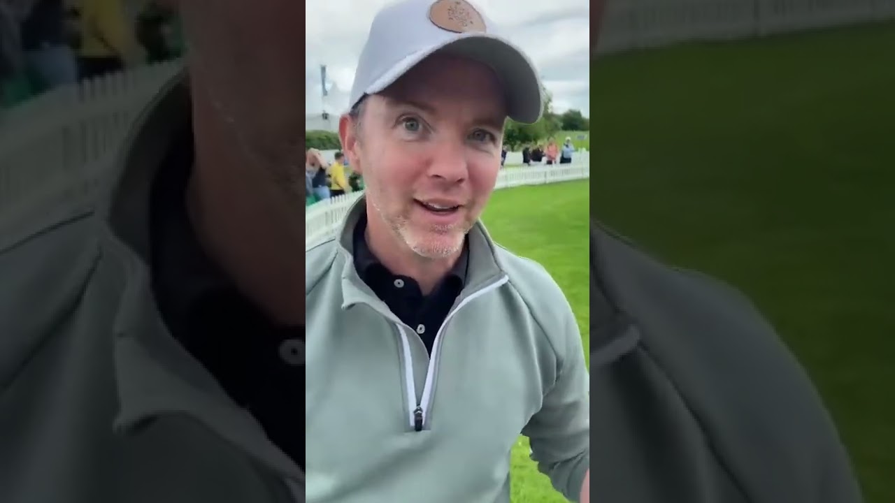 Irish radio presenter becomes a #golf caddy for the #IrishOpen with no experience (or interest) 😅😂