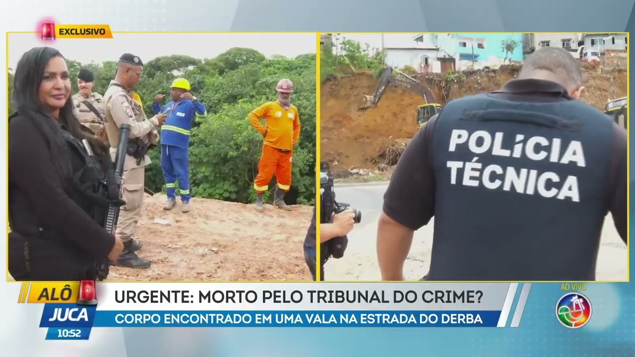 Agora: Corpo encontrado no Derba: Homem estava em uma vala | AL&Ocirc; JUCA | TV ARATU