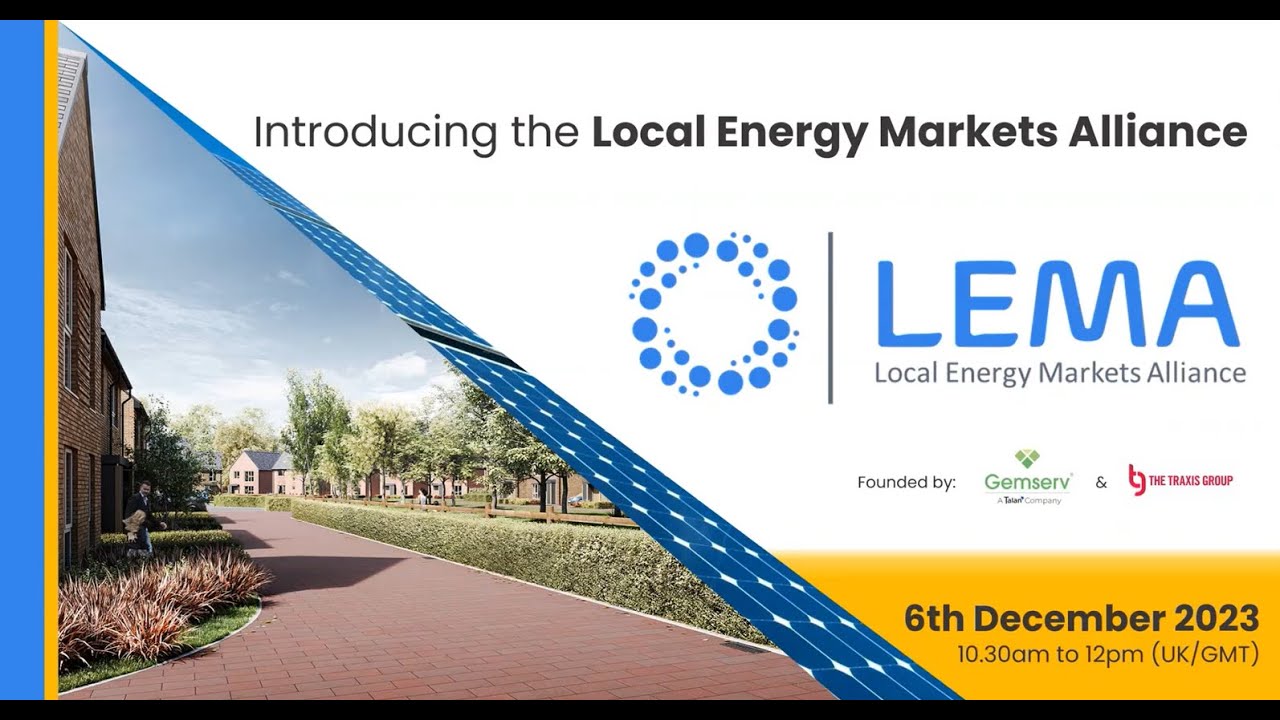 Introducing the Local Energy Market Alliance (LEMA)