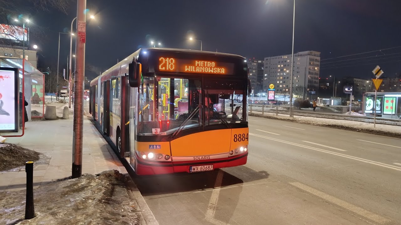 Solaris Urbino 18 III #8884 [🚍 218] MZA Warszawa