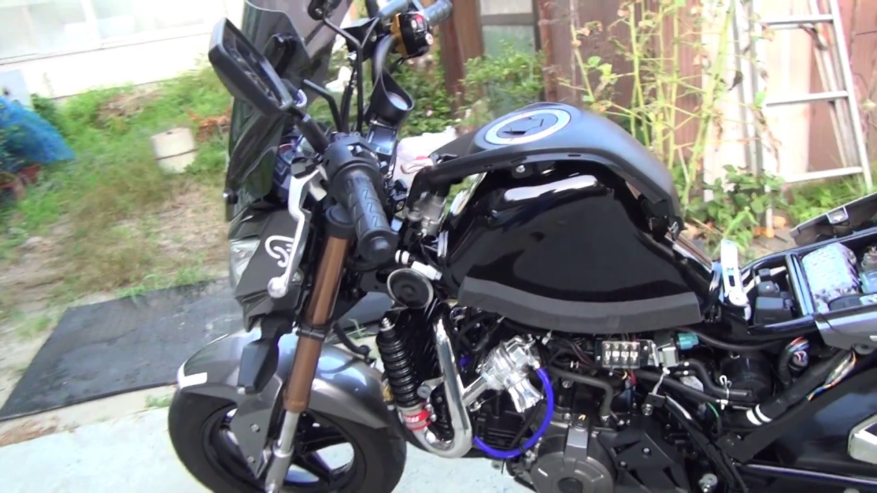 Z125 Pro　Intercooler · Turbo　install