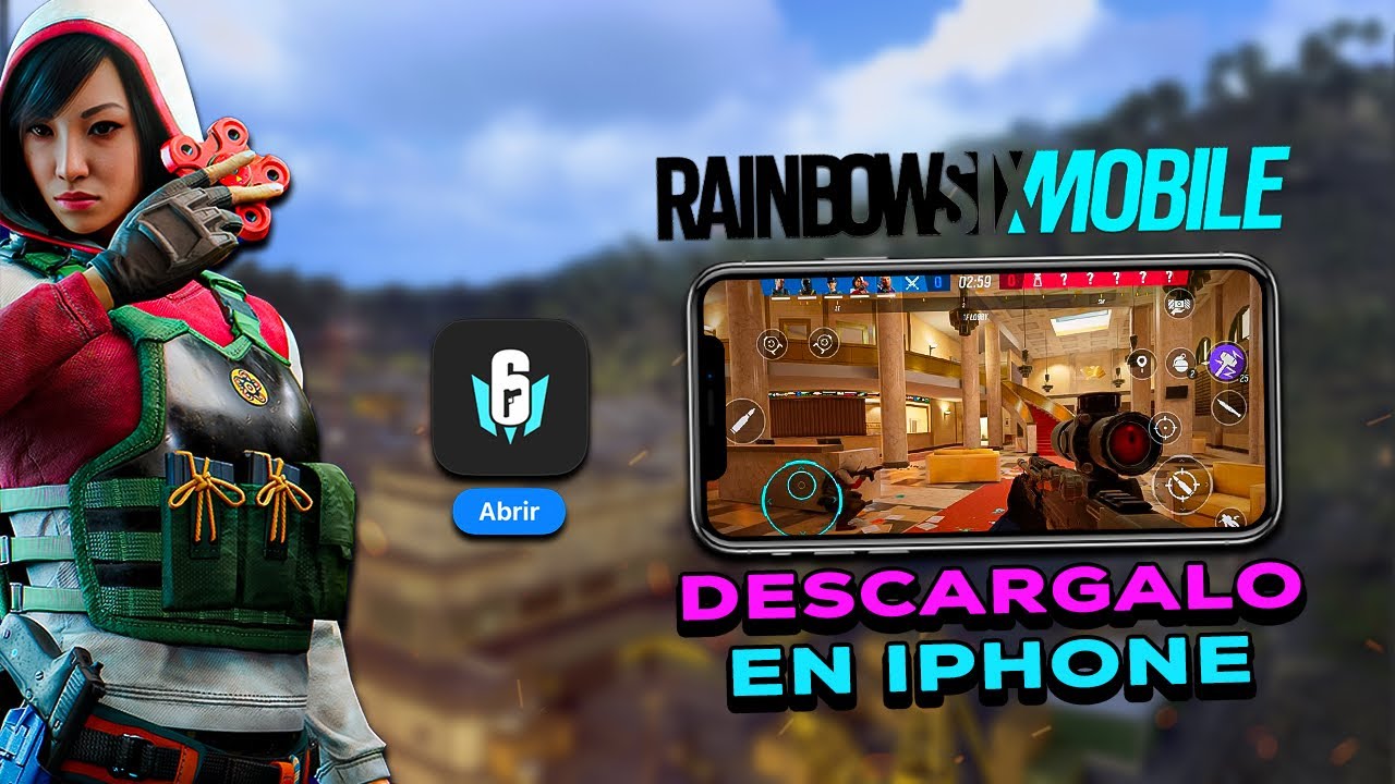 !DESCARGA Y JUEGA YA¡ RAINBOW SIX MOBILE EN IOS// COMO DESCARGARLO EN IPHONE O IOS SIN VPN🔥😎