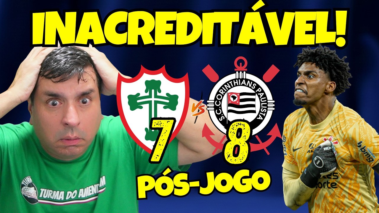 PÓS-JOGO | PORTUGUESA (7)1X1(8) CORINTHIANS | PAULISTÃO 2026