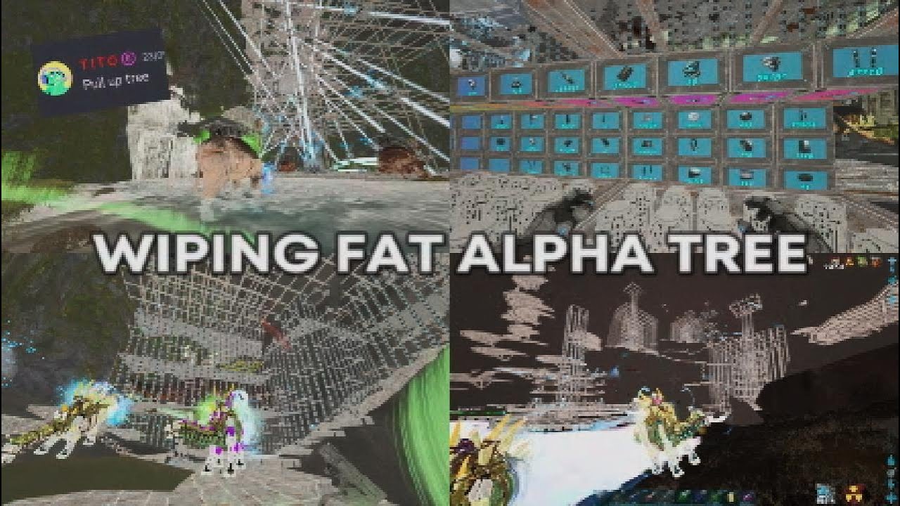 Wiping Fat Alpha Tree On Extinction | ARK PS5 PVP | #MATRIX#KNIGHTS#VIKING