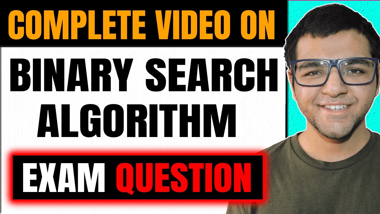 Binary Search Algorithm 🔥