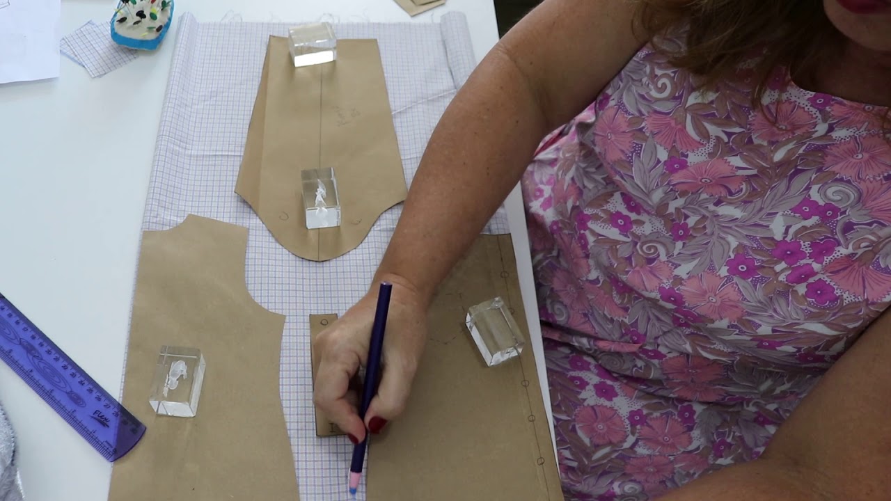 Diy - Plano de corte e fio do tecido de camisa, vestido e calça - aula 148