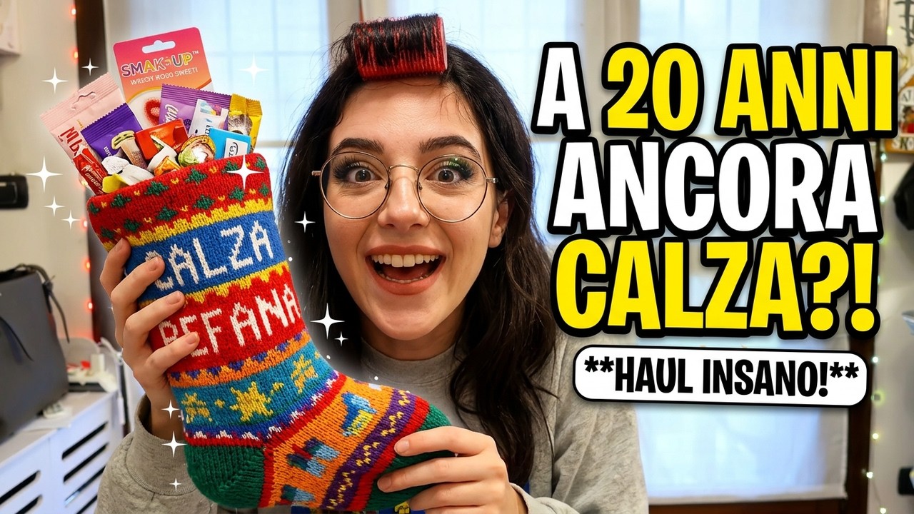 Ho 20 anni ma apro ancora la calza della Befana | unboxing honesto #unboxing #befana #calze #haul