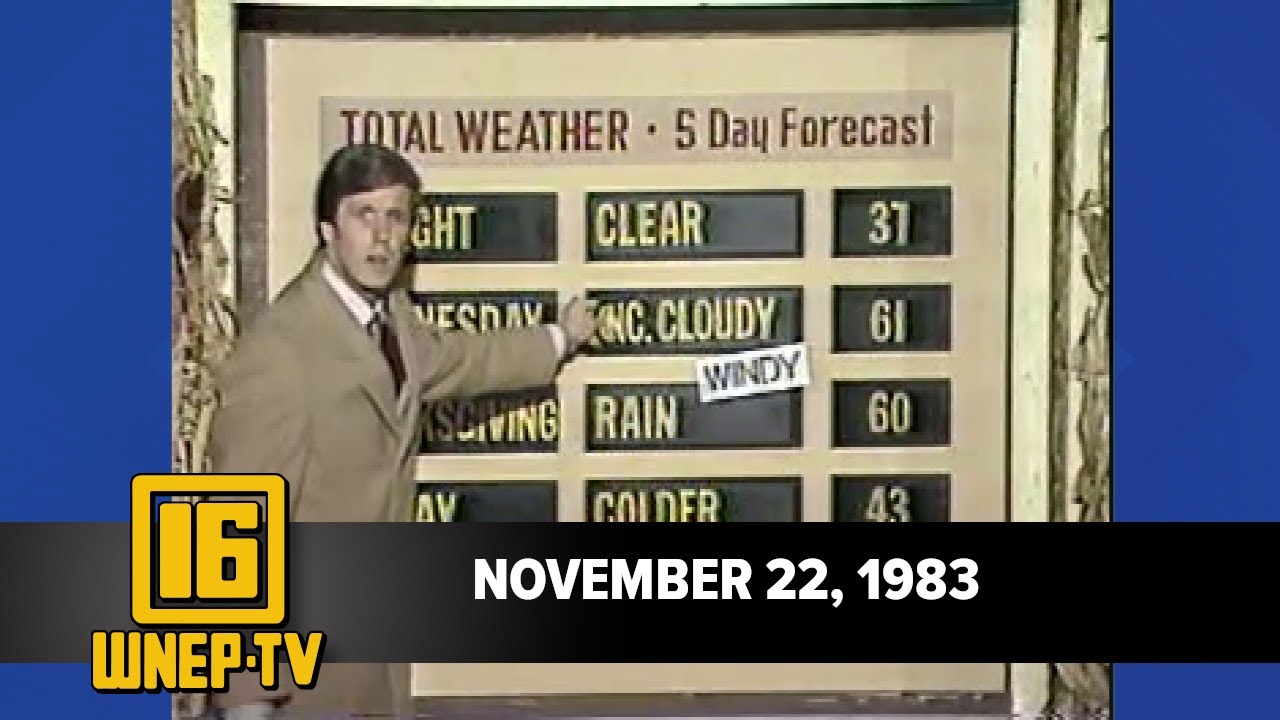 Newswatch 16 for November 22, 1983 | From the WNEP Archives