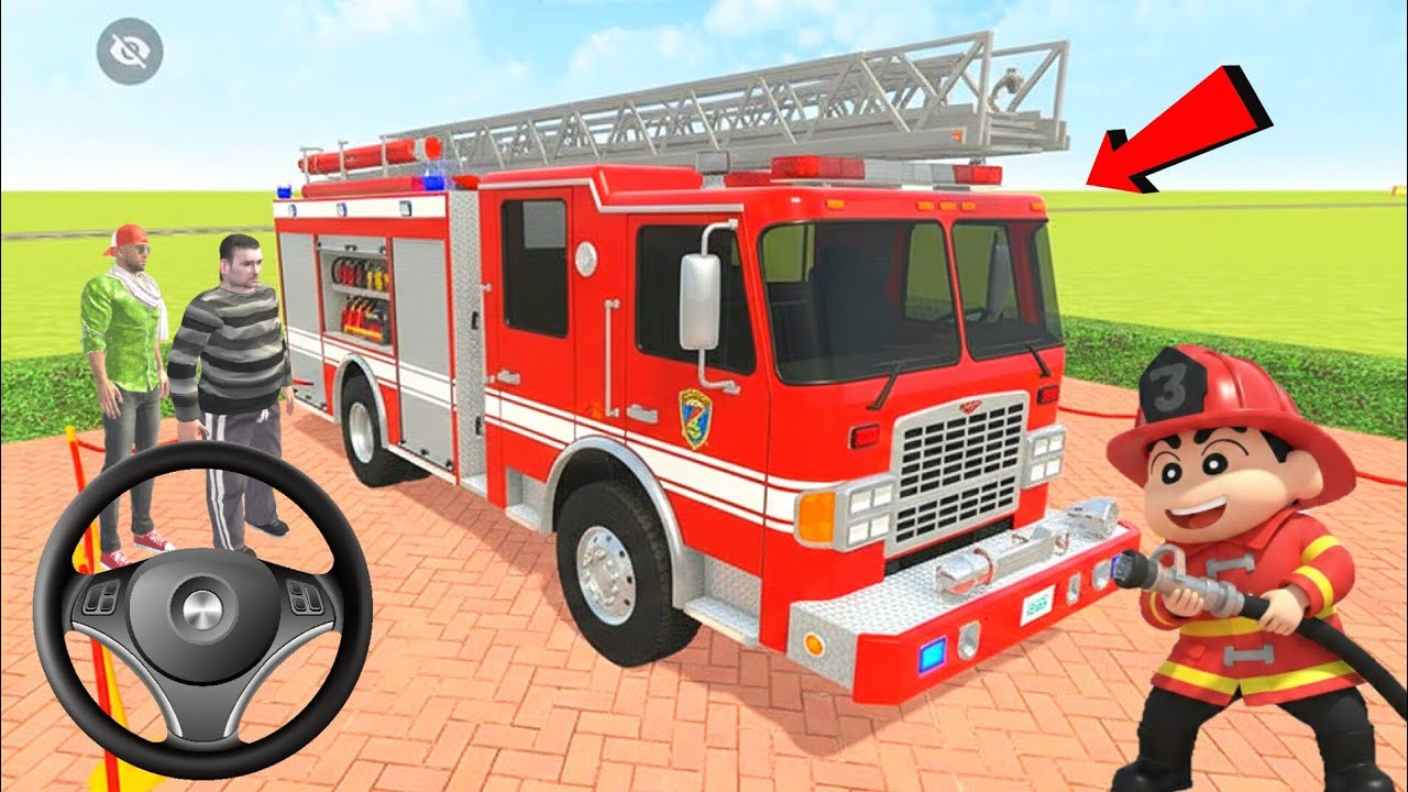 Franklin purchase new fire truck 🚒 in Indian Theft auto simulator