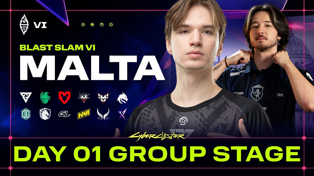 [LIVE] 🏆BLAST Slam VI - Day 1 - Group Stage Part 2