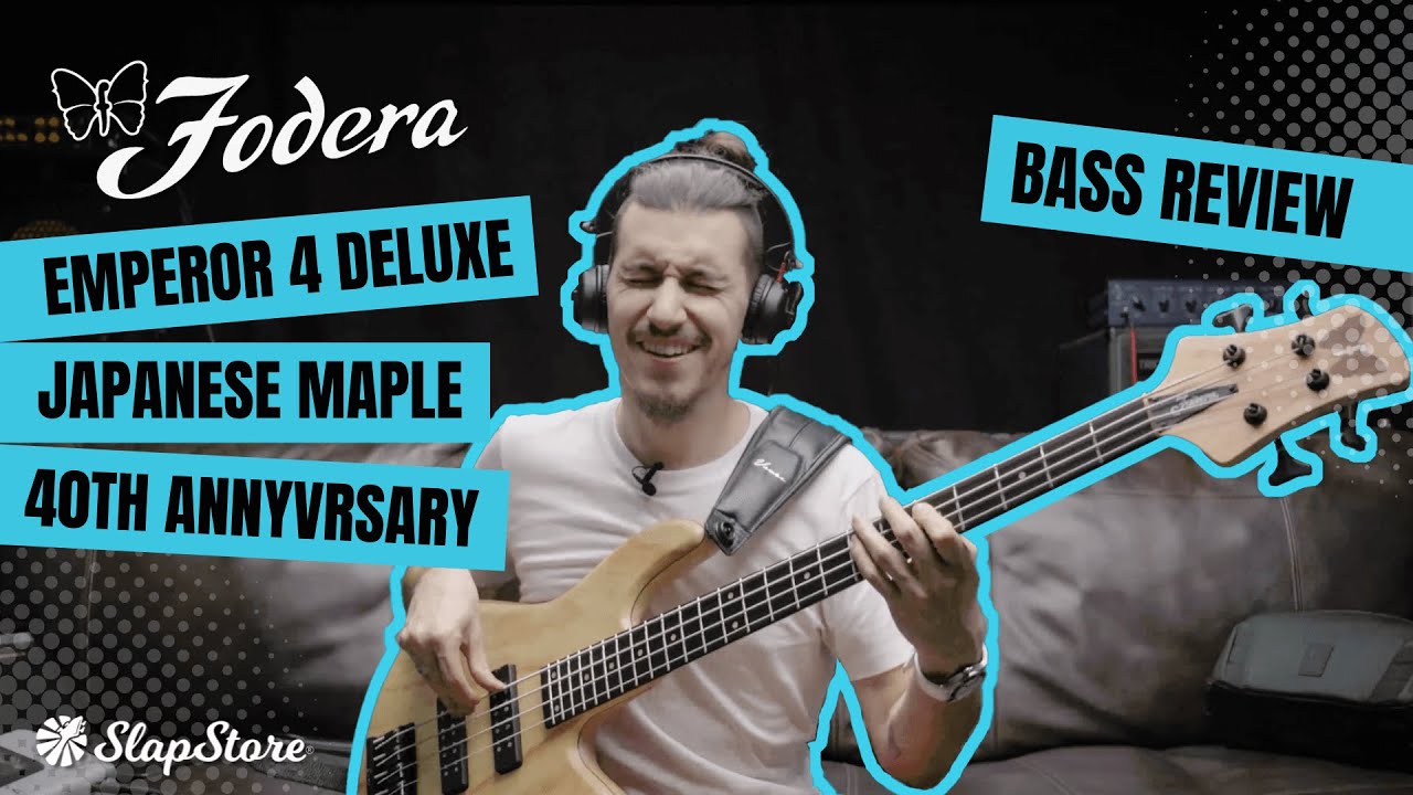 Bass Review: Fodera Emperor 4 Deluxe Flamed Maple 40th Anniversary (ft. @DavidVause)