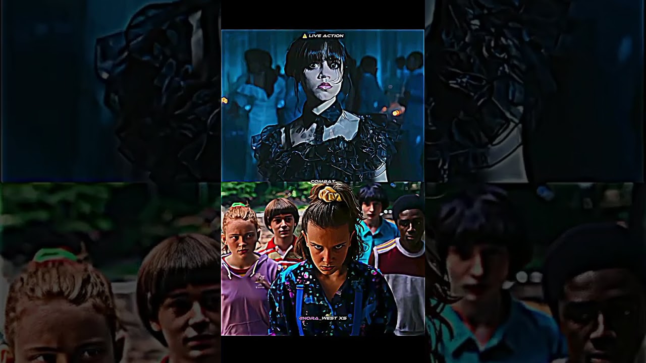 𝑾𝒆𝒅𝒏𝒆𝒔𝒅𝒂𝒚 𝒗𝒔 𝑬𝒍𝒆𝒗𝒆𝒏 #shorts#edit#wednesday#eleven#netflix