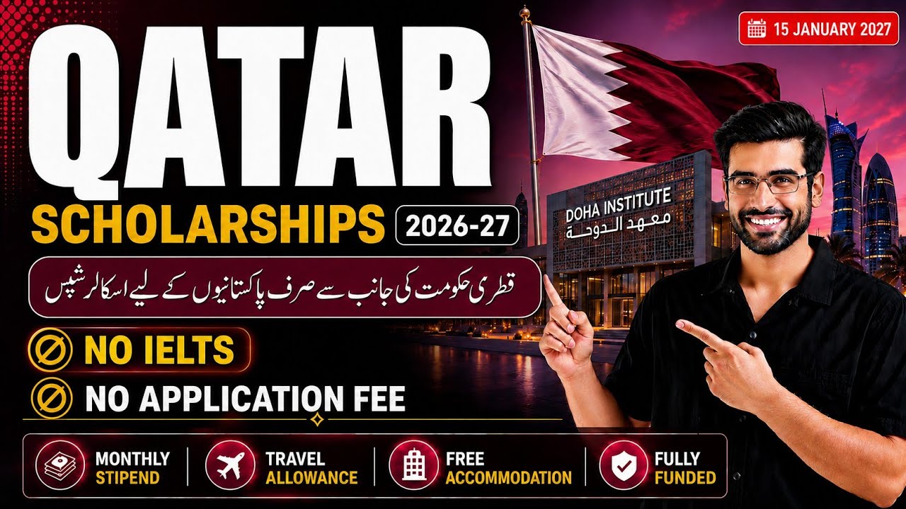 Qatar 🇶🇦 Fully Funded Scholarship 2027 | Doha Institute | No IELTS