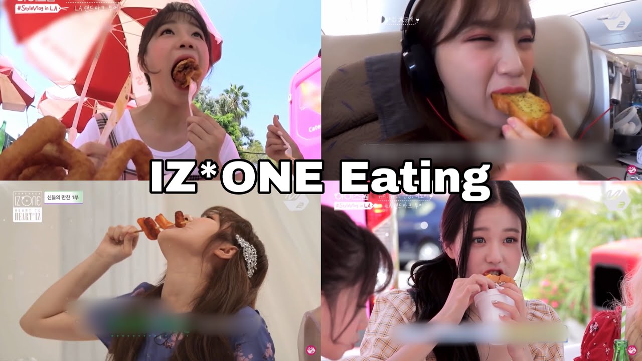 【いっぱい食べるIZ*ONEが好き】izone eating モッパン （ ウォニョン・咲良・ユリ・イェナ・ユジン・奈子・ウンビ・へウォン・仁美・ミンジュ・チェウォン・チェヨン）